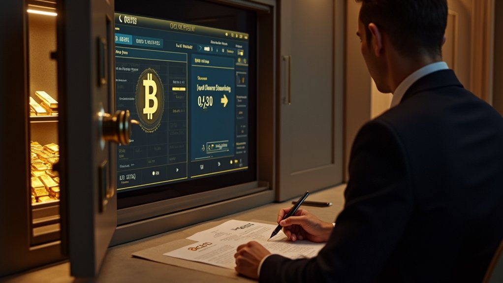 discreet bitcoin to gold transfers