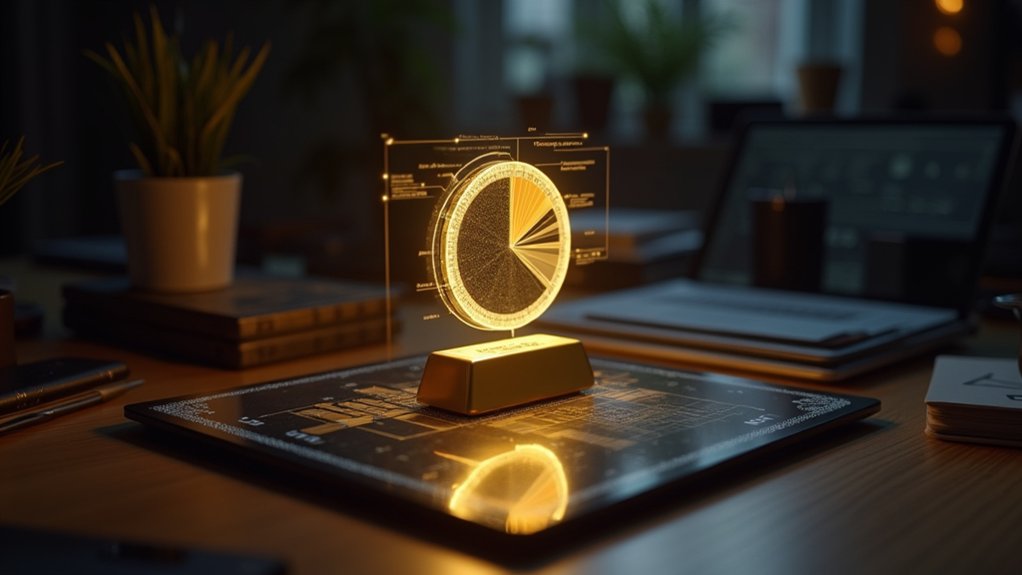 balanced gold and crypto allocation