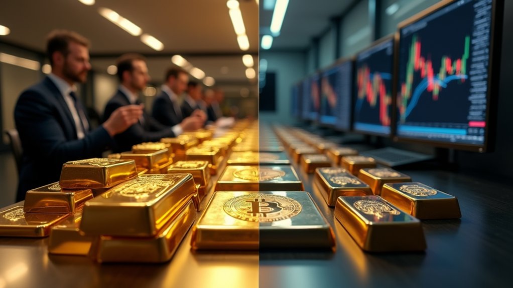 investors diversify with gold and bitcoin
