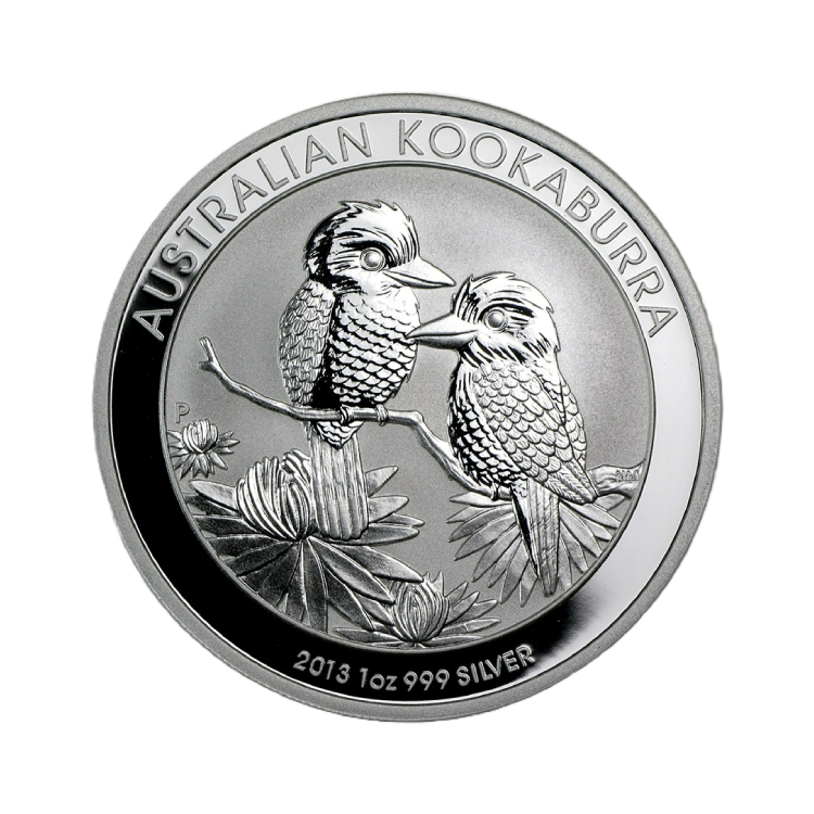 1 oz Kookaburra Silver Coin 2013 front 1 oz Kookaburra Silver Coin 2013 front