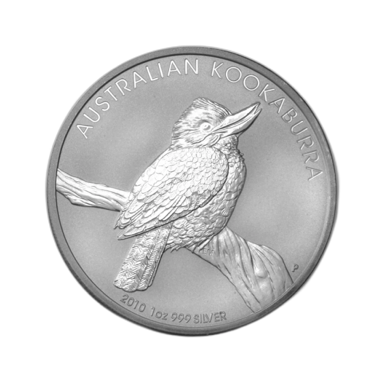 1 oz Kookaburra Silver Coin 2010 front 1 oz Kookaburra Silver Coin 2010 front