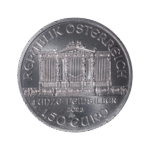 1 oz Philharmoniker Silver Coin Mixed Years front