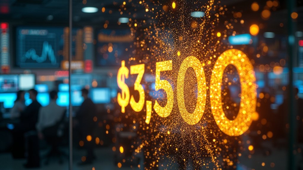 gold surge surpasses 3 500