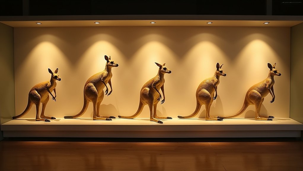 annual kangaroo artwork variations