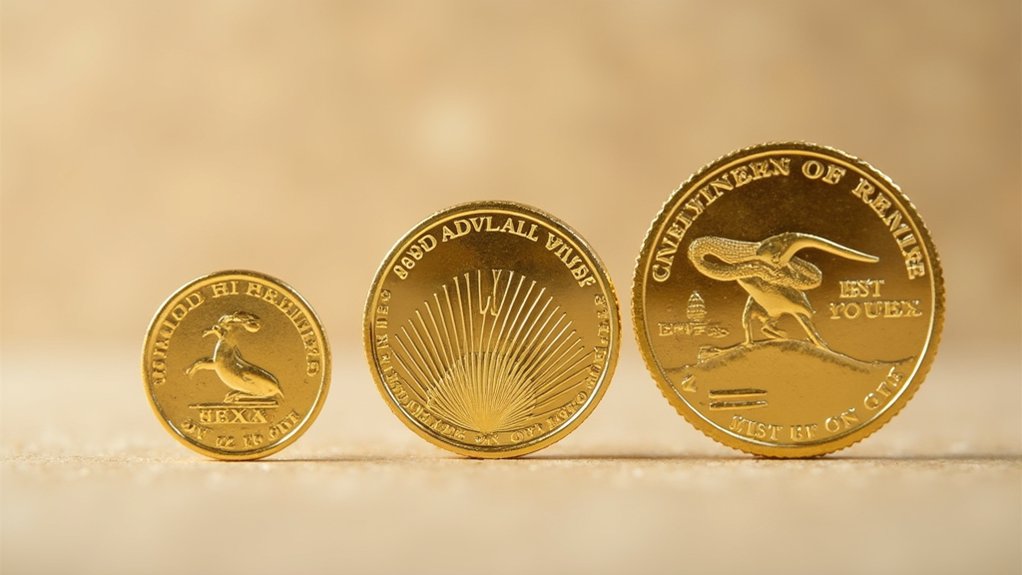 fractional gold coin comparison